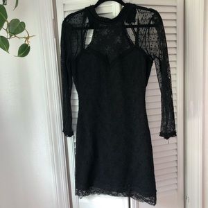 Free People Formal Black Dress